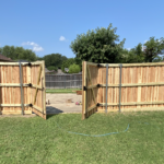 6 ft board on board cedar double gate duncanville texas tx