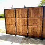 8 ft cedar sliding gate duncanville