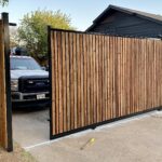 8 ft cedar sliding gate