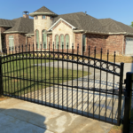Custom steel automatic driveway gate Arlington